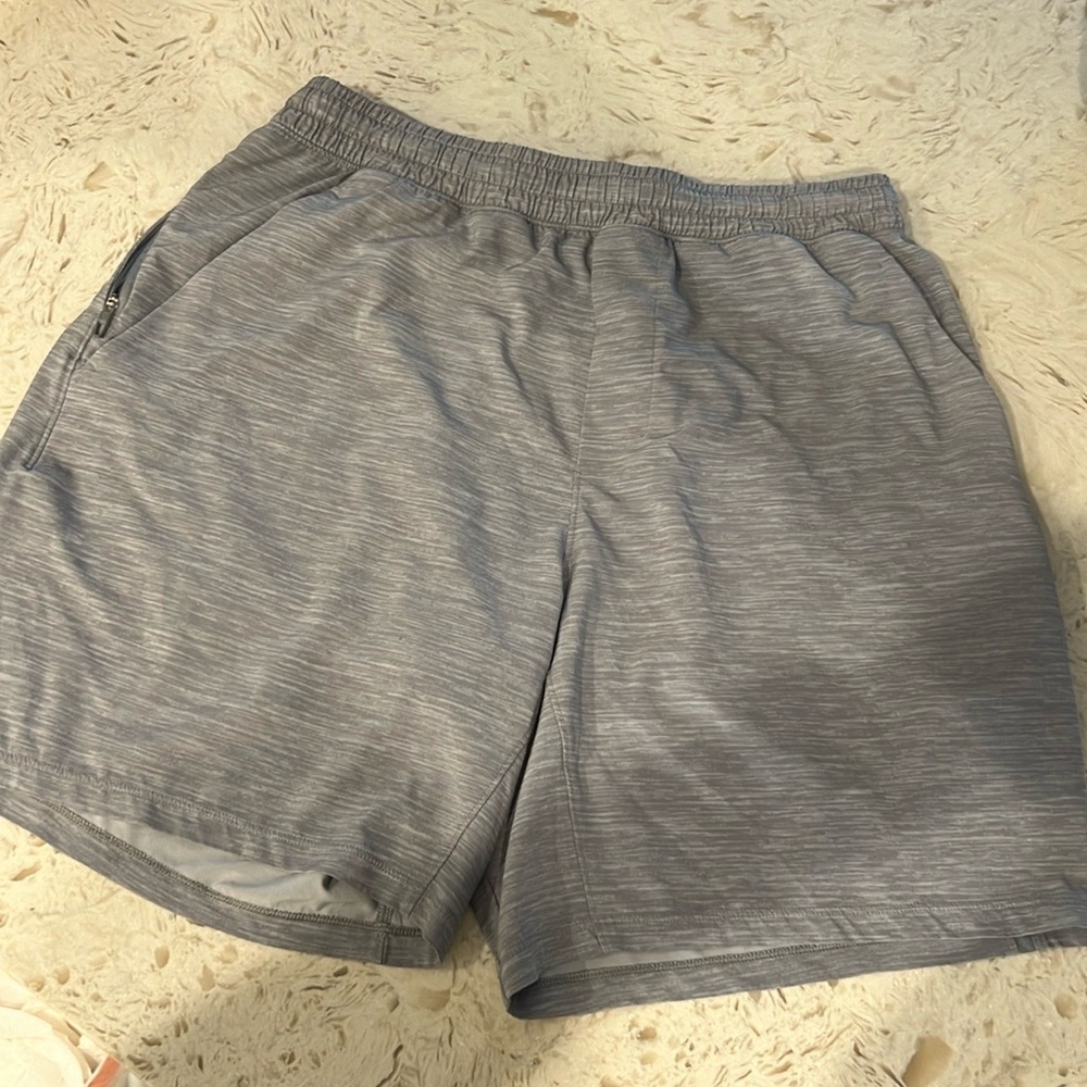 Lululemon Grey Pace Breaker Linerless Short 7"